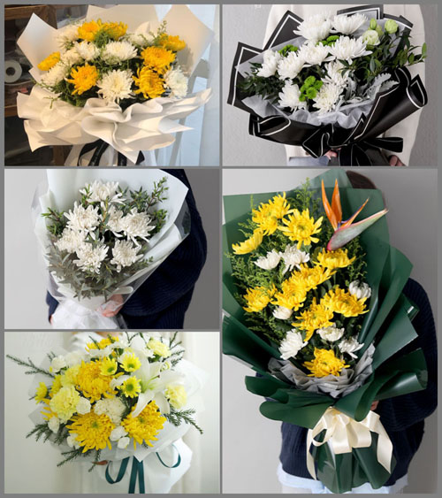 贵州毕节市织金县金龙乡白事花束代送